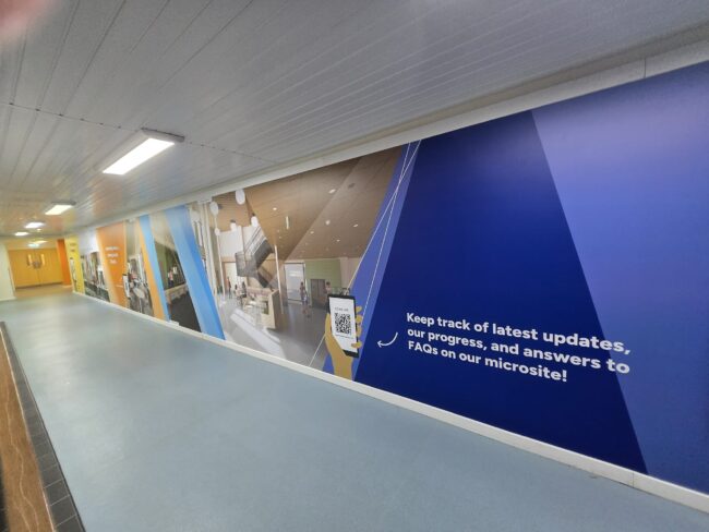 second angle of internal hoarding on the first floor of the citadel